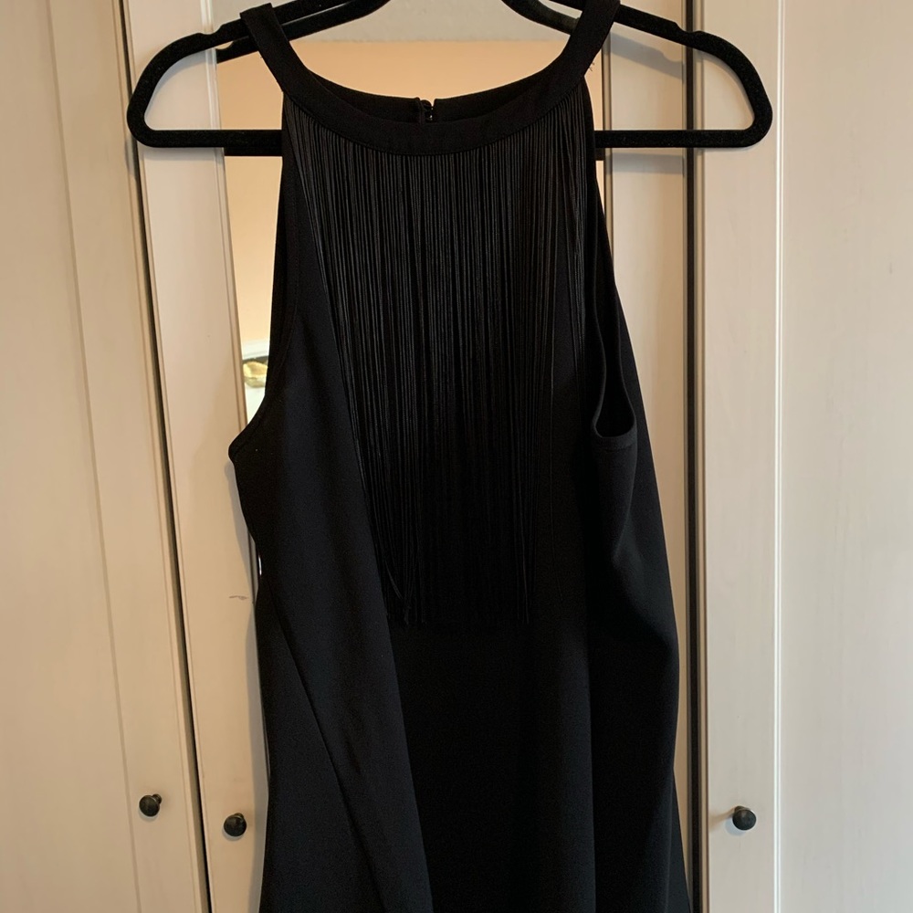 Razorback Black Blouse with Decor in Front (Black)